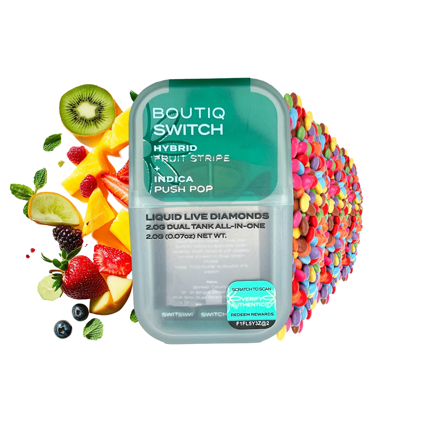 Boutiq switch 2gr dual tanq flavor Con seguro