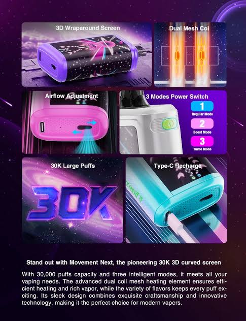 Movement next 30,000 hits