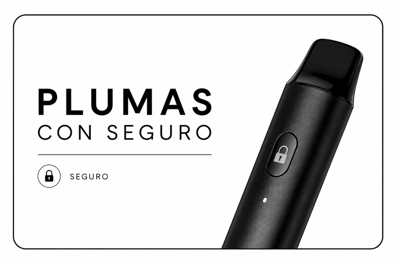 Plumas con seguro