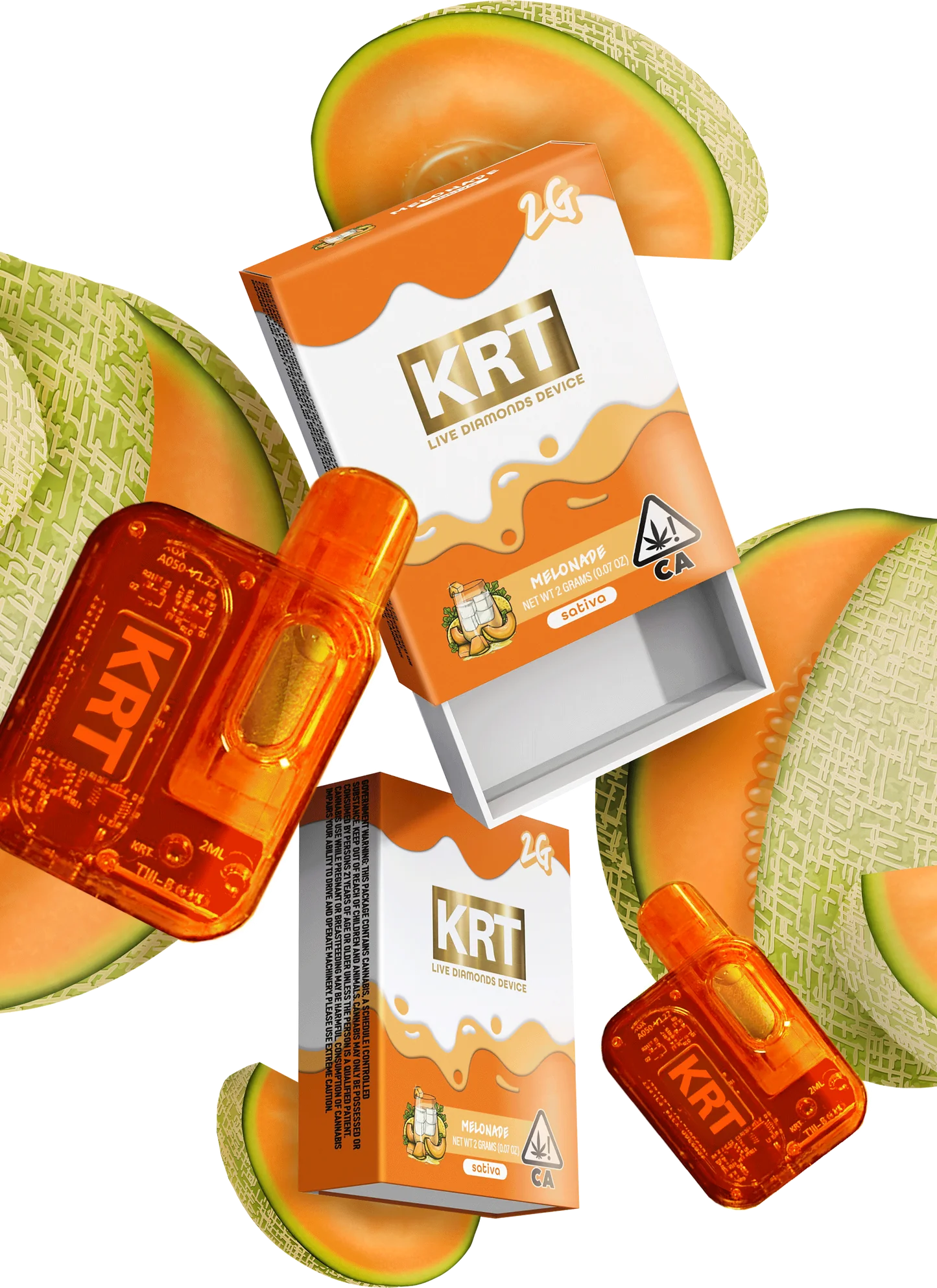 KRT live diamonds disposable 2gr delta 9