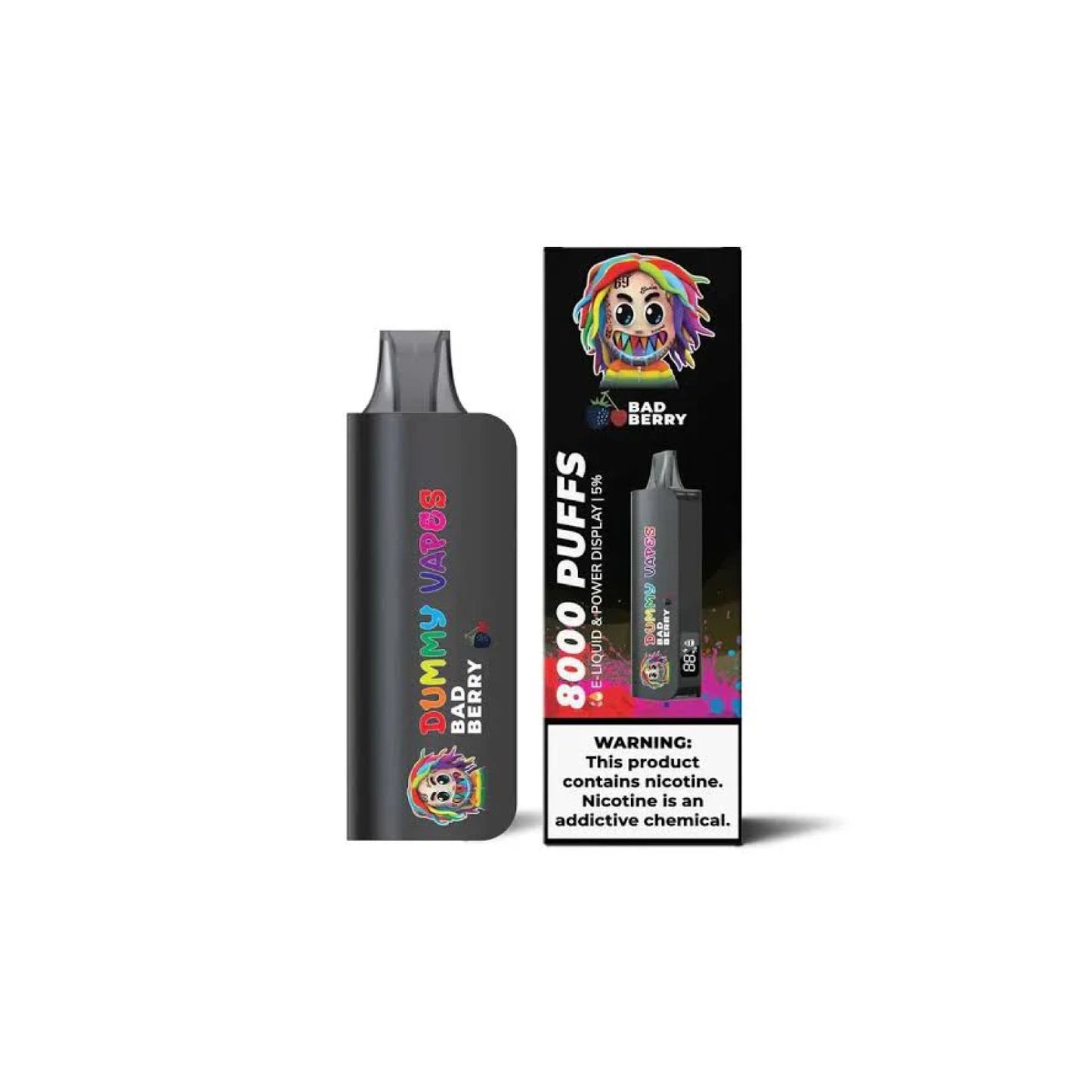 Dummy x tekashi 6ix9ine 8,000 hits vape (pack 10 piezas)